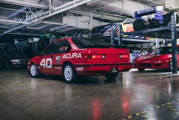 The Acura Integra 40 Racer is a first-generation Integra tribute build honoring the brand’s first race car–the Comptech Integra No. 48–which won consecutive IMSA International Sedan Series Manufacturers’ and Drivers’ Championships from 1987 to 1990.